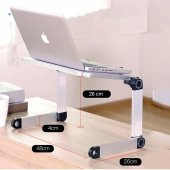 UpWay Ayarlanabilir Katlanabilir Dizüstü Bilgisayar Masası Soğutucu Fanlı Macbook Stand - 10