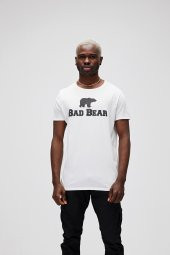 Bear Tee T-shirt Off-white Beyaz Logo Baskılı Erkek Tişört - 1