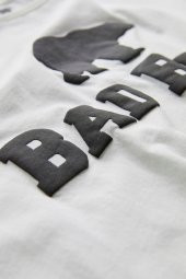 Bear Tee T-shirt Off-white Beyaz Logo Baskılı Erkek Tişört - 4
