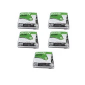 Handy HDPE İş Temizlik Tek Kullanımlık Şeffaf Eldiven / Büyük Boy / 100 Adetlik 5 Paket - Koli - 1