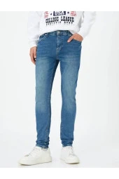 4wam40187nd Skinny Mıchael Erkek Jean Pantolon Orta Indigo - 1