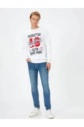4wam40187nd Skinny Mıchael Erkek Jean Pantolon Orta Indigo - 3