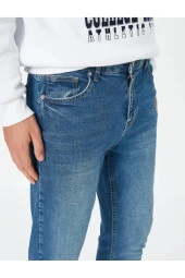 4wam40187nd Skinny Mıchael Erkek Jean Pantolon Orta Indigo - 5
