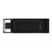Kingston Dt70 256Gb Usb-C 3.2 Gen 1 Type-C Flash Bellek - 1