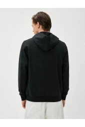 4wam70125mk Erkek Sweat Siyah thumbnail 4