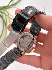 RM1439.08 Romanson Tam Otomatik&Kurmalı Özel Tasarım 50Mt Suya Dayanıklı Çelik Kordon Erkek Kol Saat thumbnail 3