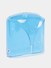 Titiz TP-267 Z Katlama Kağıt Havlu Dispenseri Aparatı - Şeffaf Mavi - Plastik - 28 Cm. - 1 Adet thumbnail 1