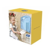 Titiz TP-267 Z Katlama Kağıt Havlu Dispenseri Aparatı - Şeffaf Mavi - Plastik - 28 Cm. - 1 Adet thumbnail 2