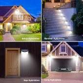 UpWay 208 Solar Güneş Enerjili Hareket Sensörlü 3 Modlu LED Aydınlatma - 4