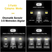 UpWay Solar 168 LED Güneş Enerjili Kumandalı Kablolu 3 Modlu Duvar Lambası - 5