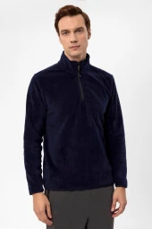 Kapişonlu Yaka Regular Kalıp Düz Sweatshirt - 8