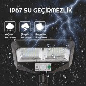 UpWay 126 LED Solar Bahçe Lambası Güneş Enerjili 3 Modlu Dış Mekan Aydınlatma - 2
