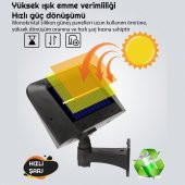 UpWay 126 LED Solar Bahçe Lambası Güneş Enerjili 3 Modlu Dış Mekan Aydınlatma - 5