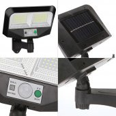UpWay 126 LED Solar Bahçe Lambası Güneş Enerjili 3 Modlu Dış Mekan Aydınlatma - 7