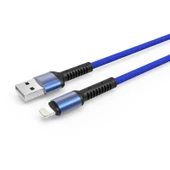 Zore LS64 2 Metre Hasir Lightning İphone Usb Şarj Data Kablosu - 5