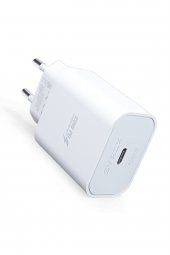 Syrox Pd20b 3.0a Pd 20w Type-c Çıkışlı Hızlı Şarj Adaptörü (BAŞLIK) Beyaz - 1