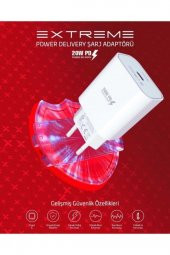 Syrox Pd20b 3.0a Pd 20w Type-c Çıkışlı Hızlı Şarj Adaptörü (BAŞLIK) Beyaz - 3