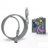 Syrox C142 60W PD Örgü 4 In 1 Çoklu Şarj Data Kablo USB To Type-C Type-C To Type-C Type-C To Lightning USB To Lightning - 4