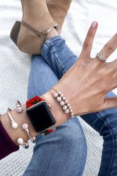 Apple Watch Kayış 2 3 4 5 6 7 8 Se 42 44 45 49mm Kırmızı Kamuflaj Desenli Kordon Bileklik Silikon - 7