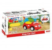 Dolu 8031 Step Car Toy Factory Yürüteç Araba STEP 2 in 1 İlk Arabam Kırmızı - 5