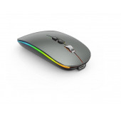 Bluetooth/Kablosuz LED ışıklı  Şarj Edilebilir Mouse PC Gaming Kablosuz Macbook iPad laptop Telefon - 1