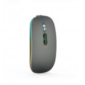 Bluetooth/Kablosuz LED ışıklı  Şarj Edilebilir Mouse PC Gaming Kablosuz Macbook iPad laptop Telefon - 2