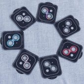 BİNANO METAL RİNG IPHONE 15 PRO/15 PRO MAX SİLVER KAMERA KORUYUCU - 2