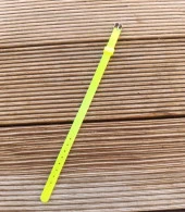 Bileklik 5 li Silikon Neon Sarı 08 mm Ayarlanabilir Charm Takılabilen Bileklik - 4