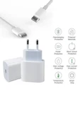Iphone 15 Usb-C Şarj Seti Type-C 15- 15 Pro Max Uyumlu Hızlı Şarj Aleti 25w Güç Adaptörü ve Kablo - 3