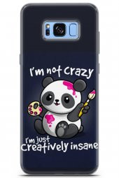 Samsung Galaxy S8 Plus Uyumlu Kılıf Panda 27 Telefon Kılıfı - 1