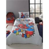 ÖZDİLEK SPİDERMAN WALL TEK KİŞİLİK NEVRESİM TAKIMI LİSANSLI - 1