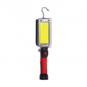 ZJ-8859 Şarjlı LED Fener Mıknatıslı Çalışma Lambası Sabitleme ve Hareketli Kanca Asılabilir Işıldak 18650 - 1