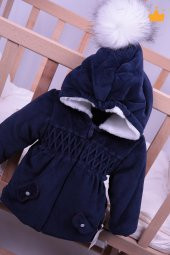 Babyhola 2.5 Tog Bebek Çocuk Kadife Kaban 12569 - 1