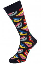 Ağız Desenli Çorap Erkek Uzun Çorap Clb thumbnail 1