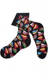 Ağız Desenli Çorap Erkek Uzun Çorap Clb thumbnail 7