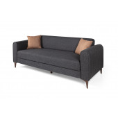 Perla Sofa Ferranti Yataklı Sandıklı Üçlü Kanepe Antrasit - 5