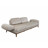 Perla Sofa Nelson Üçlü Koltuk Babyface Krem - 3