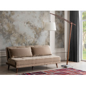 Perla Sofa Retro Kolsuz Yataklı Kanepe Vizon - 1