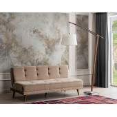 Perla Sofa Retro Kolsuz Yataklı Kanepe Vizon - 3