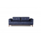 Perla Sofa Petra Üçlü Yataklı Koltuk Bora Lacivert - 3