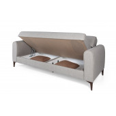 Perla Sofa Ferranti Yataklı Sandıklı Koltuk Takımı Krem - 2