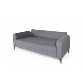 Perla Sofa Ferranti Yataklı Sandıklı Koltuk Takımı Açık Gri - 3