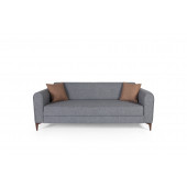 Perla Sofa Ferranti Yataklı Sandıklı Koltuk Takımı Açık Gri - 4