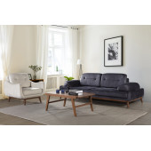 Perla Sofa Nelson Yataklı Koltuk Takımı Babyface Antrasit - 1