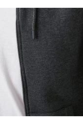 Fermuarlı Sweatshirt Kapşonlu thumbnail 6