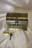 Mücevher Kutusu Metal El İşi Hand Made Kilitli - 1