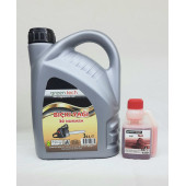 greentech 30 NUMARA BIÇKI TESTERE ZİNCİR YAĞI 3 LT  +2T 2 Zamanlı Ölçekli Ağaç Kesme Bıçkı Yağı 100 Ml - 1