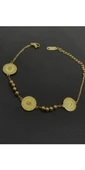 Gold Renk Altın  Modelli Çelik Bileklik - 1