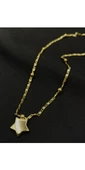 Gold Renk Yıldız Figürlü Kolye - 1