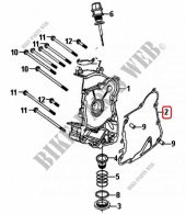 SYM ORBIT - FIDDLE - JET 4  125 KAPAK CONTA - 2